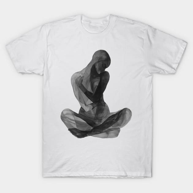 Abstract Painting Woman body T-Shirt by RosaliArt